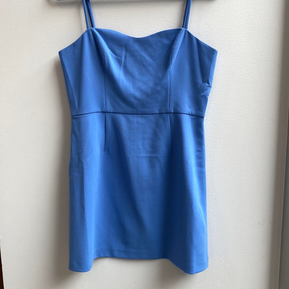 French Connection Whisper V-Neck Mini Dress